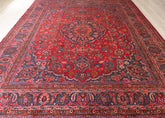 Vintage Azghand Hand-Knotted Wool Persian Rug (Size: 305 X 390 CM)